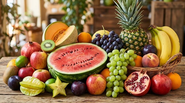 Melimpahnya Buah Segar dan Sehat: Pesta Nutrisi & Warna