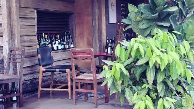 tables and chairs