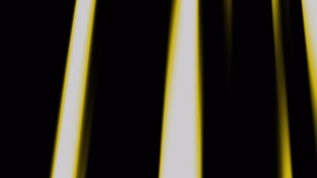 Abstract yellow rays fast light effects, flare sunbeam light effect on black background
