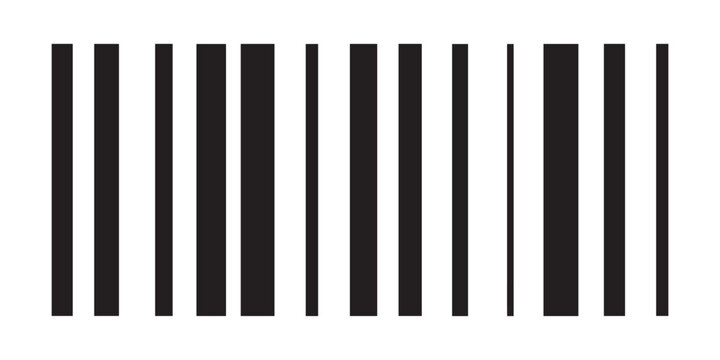 Barcode Icon and Product Identification Code Vector for Retail Scanning Packaging and 
Commerce Design