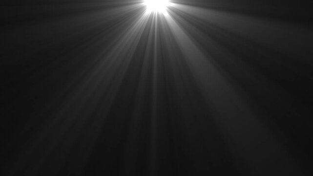 White Volumetric Light Rays Volumetric God Rays From Top Down Light Beam Optical Flare Overlay Loop