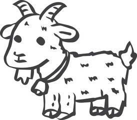 Cute Homestead Doodle Set Hand Drawn Farm Life Illustration © AlinBarBar