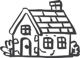 Cute Homestead Doodle Set Hand Drawn Farm Life Illustration © AlinBarBar