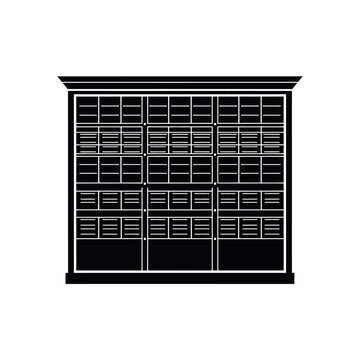 Large Mailbox Post Office Box Unit.