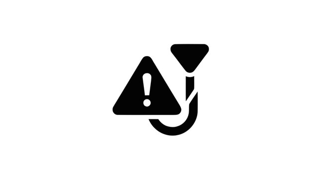 Warning sign exclamation mark symbol.