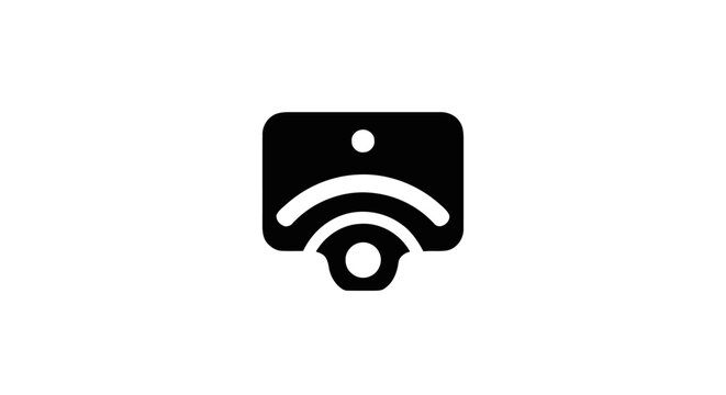 Wifi signal icon symbol logo.