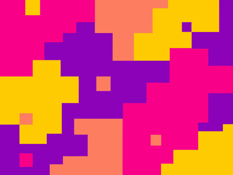 Pixel puzzle blocks abstract background