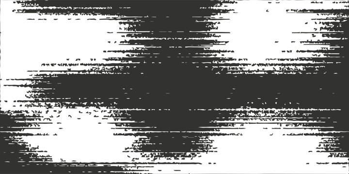 Retro photocopy glitch texture background with horizontal distortion lines, resembling static interference or corrupted digital signal.