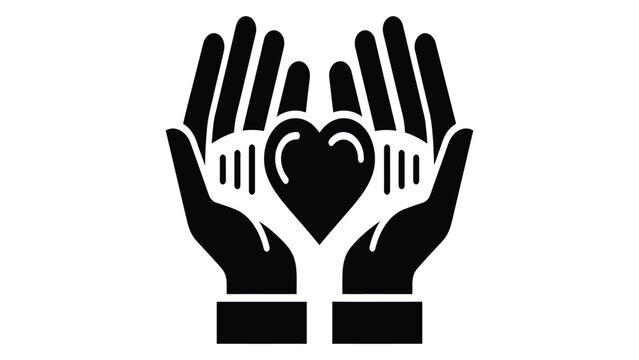 Hands cradling a heart symbol represent the foundational spirit of community support and selfless altruism.