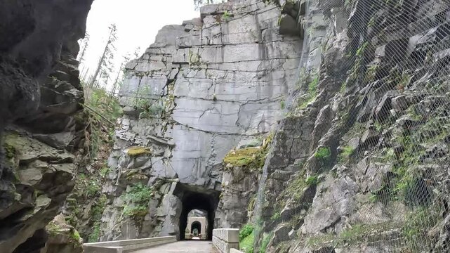 Othello Tunnels, old railway near Hope