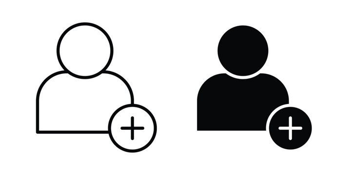 Follower icon. Linear icon collection. Editable vectors