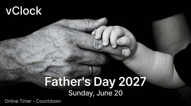 Father's day 2027 countdown timer