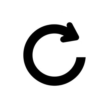Refresh and reload circular arrow icon with circular, interface