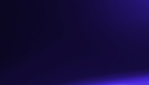 Deep blue abstract background featuring a subtle grainy texture and a bright light flare emanating from the bottom corner to create a minimalist atmosphere for modern digital design project presentati