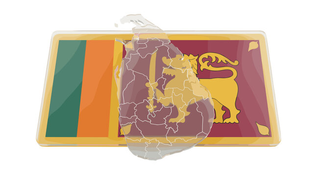 Stack of colorful playing cards with a lion and a map symbol on the top card