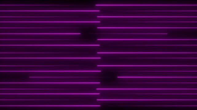 Abstract background with glowing purple neon lines forming a rectangular shape in the center