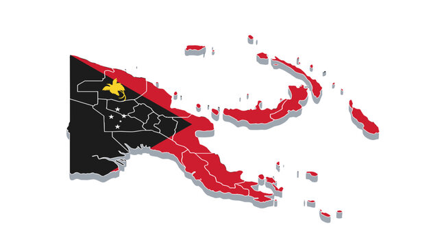 Map of indonesia showing the countrys islands and regions with detailed borders and labels