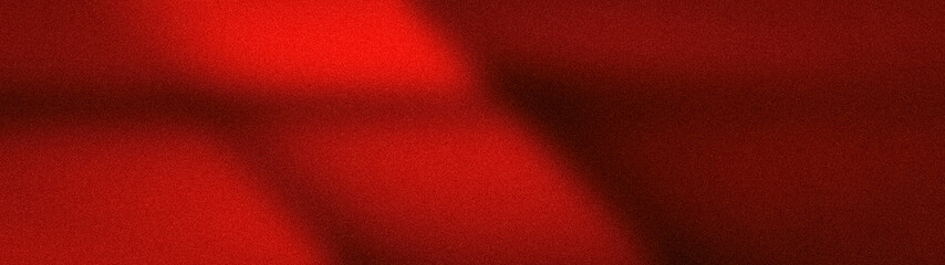 Fototapeta premium Elegant wide premium vibrant grainy blur background in red burgundy and black