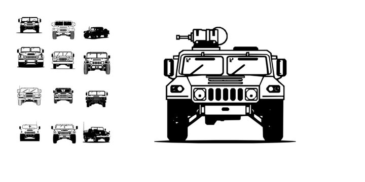 Military Humvee Icon