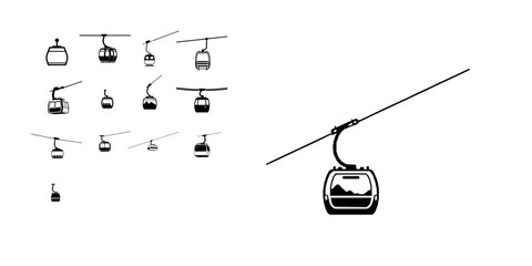 Gondola Lift Icon Pack © PRO_ED