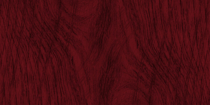 Dark red wood grain texture background with natural mahogany or cherry timber pattern for backdrop design and overlay