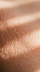 Fototapeta premium Extreme macro photograph of healthy young human skin texture with fine hairs and pores