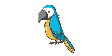Blue Macaw Parrot © Max Desk