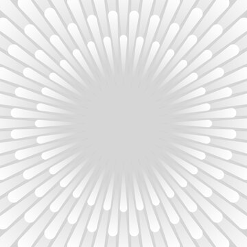 Radial grey lines pattern, simple abstract background, vector illustration.