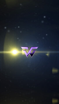 Cinematic Blockbuster Logo Reveal Vertical | Epic Dark Space Lens Flare Teaser Intro