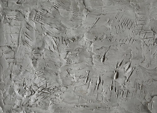 Grey modelling clay background and texture, design element