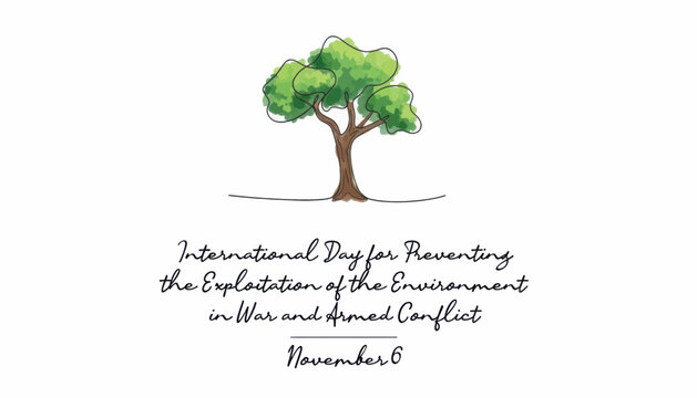 International day for preventing the exploitation of the environment in war and armed conflict
