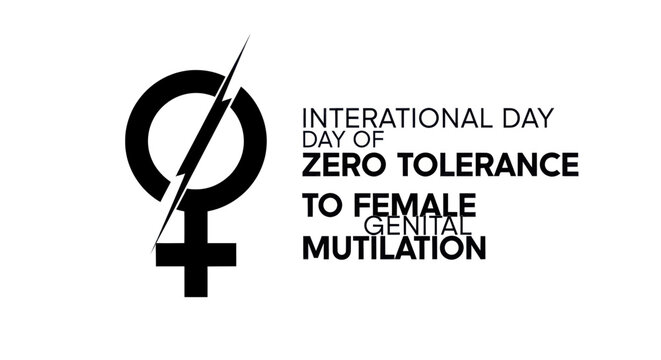 International day of zero tolerance to female genital mutilation logo
