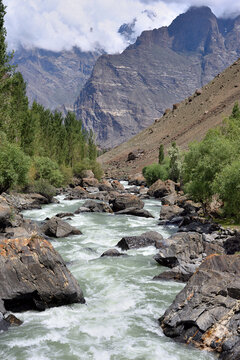 MOUNTAINS SCENERY FROM THE NORTHERN PAKISTAN.

