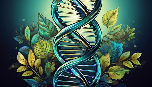 botanical dna nature concept