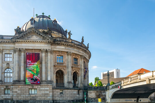 Bode Museum Beside Monbijou Bridge