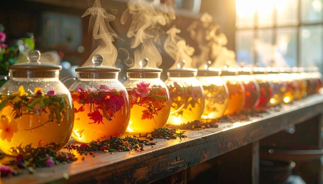 Aromatic Herbal Tea Infusions - A Symphony of Flavors.