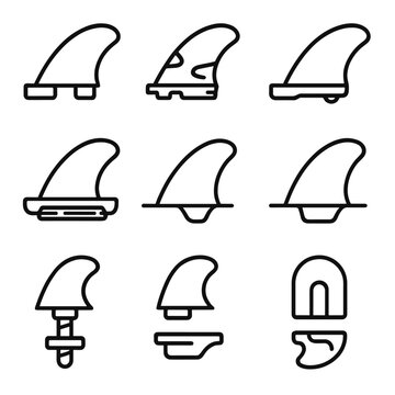 Icon set punctuation cyrillic letters fin chinese no icons modern vector tab