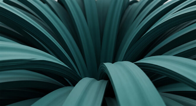 Teal succulent leaves in macro close up, abstract botanical pattern of blue green foliage, organic texture of desert plant leaves