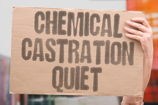 "Chemical castration quiet" Environmental agents silently reduce male fertility. SILENT. REDUCE. TESTOSTERONE. SPERM. ENDOCRINE.