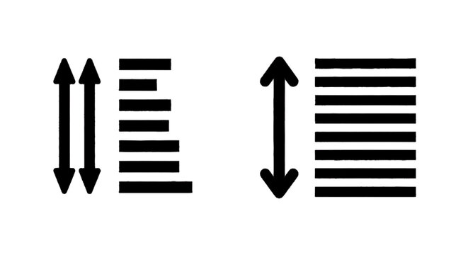 Minimal black silhouette icon, simple flat vector, bold black shape, no, no shading text alignment icons set, left align and justify text formatting symbols on a, flat icon style
