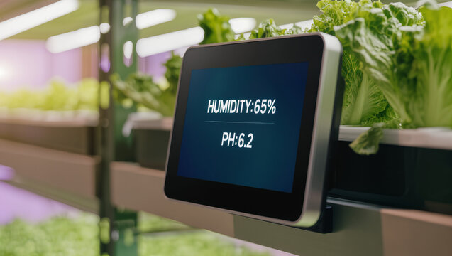 Sustainable Vertical Farming Monitor
