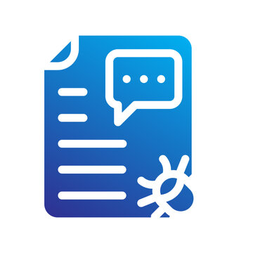 AI Prompt debugging gradient icon for identifying and fixing errors in complex commands