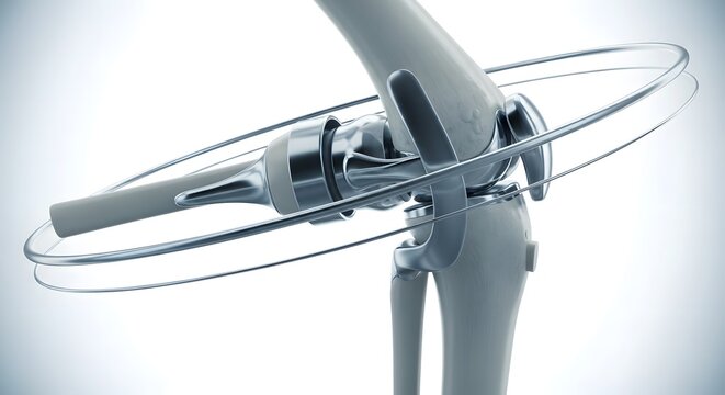 Artificial hip joint replacement prosthesis