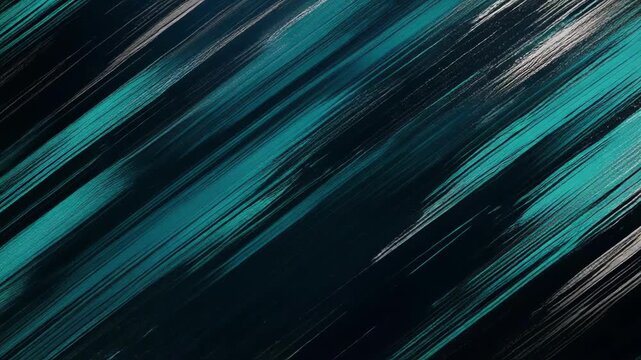 Abstract digital art with dynamic blue and teal streaks on a dark background