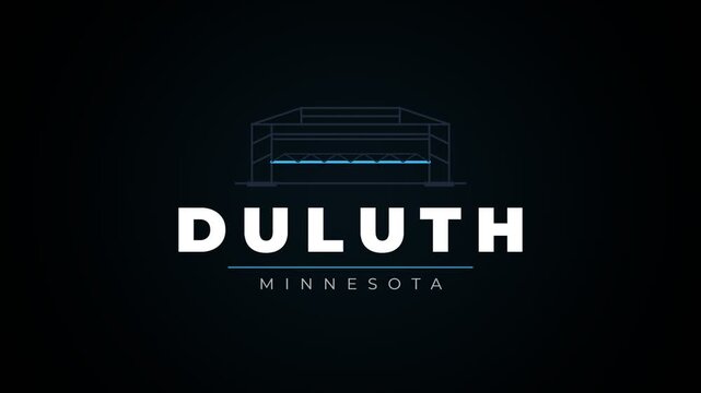 Duluth minnesota city title animation