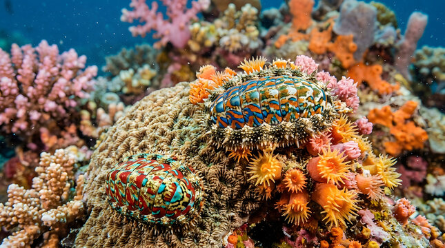 chitons on its natural habitat