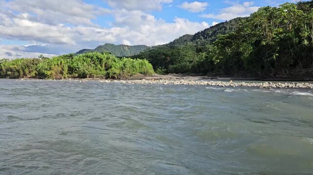 Madre de Dios River -  the main highway for travelers getting into the jungle region from Cusco