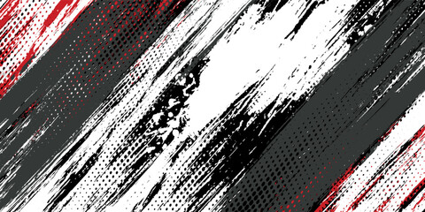 Gaming esport background striking stripes electric banner vector illustration design red black grunge brush wing comic pattern modern abstract concept livery stripes decal paint splash splatter.eps 10 © Samsul