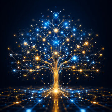 Digital Circuit Tree Representing Network Connectivity and Data Flow