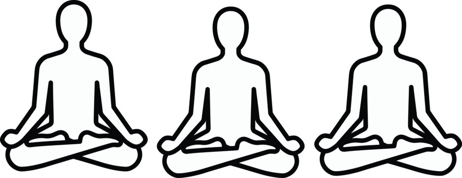 Yoga Balance and Stability Training Infographic with Body Weight Distribution Illustration